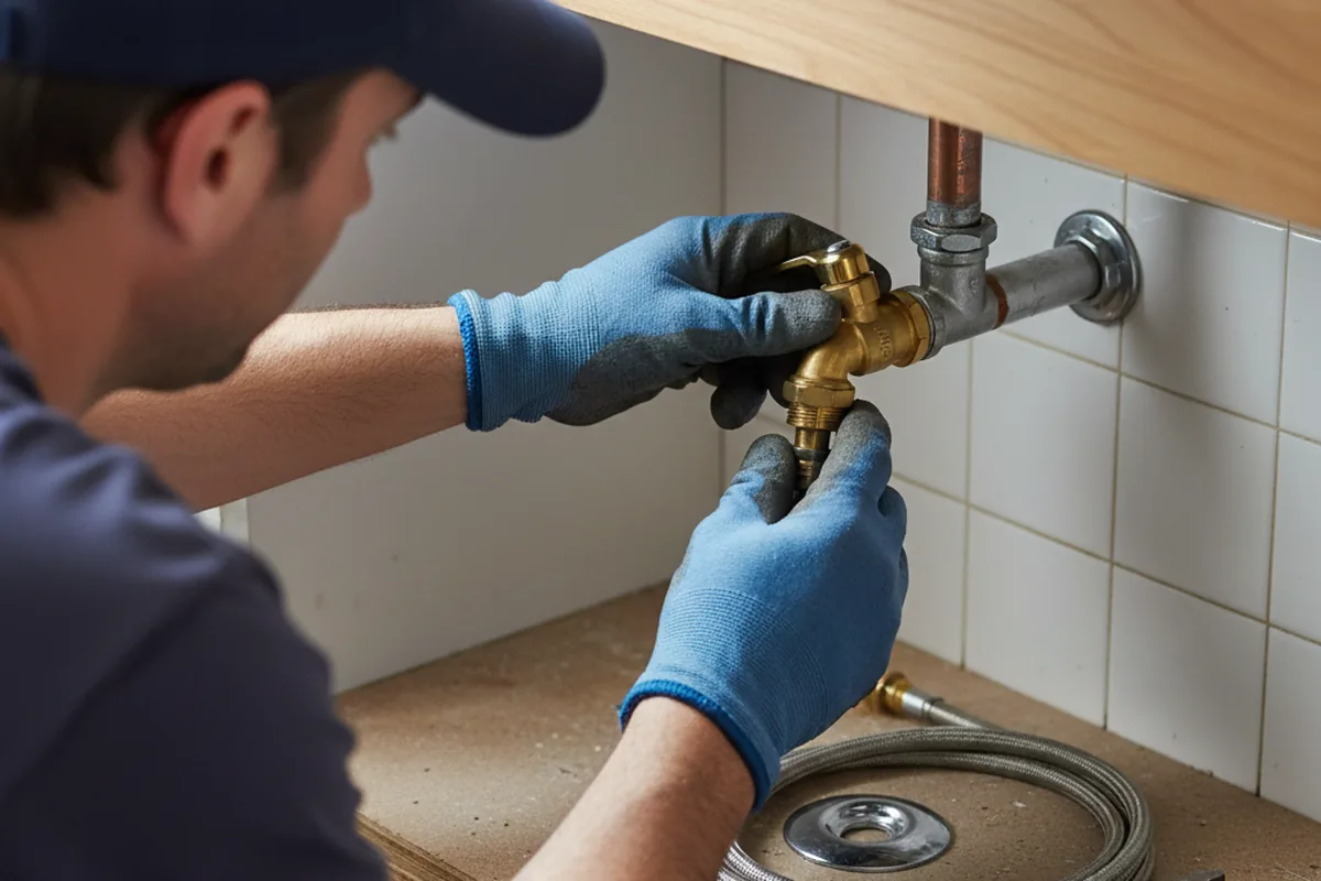 Shutoff valve and fitting work during Emergency Plumbing in Lahaina